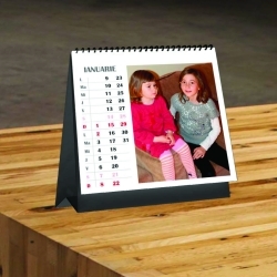calendar personalizat birou lux portret